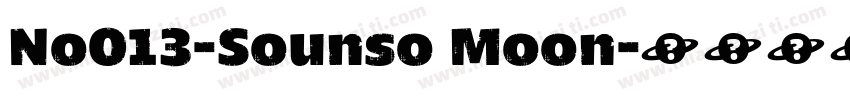 No013-Sounso Moon字体转换
